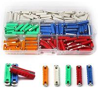200 pièces 5-30A automobile européen fusible Dia 6mm Continental voiture fusible GBC EU voiture/Auto lame 6 tailles bakélite Auto Fuze Kit Câblage de protection