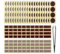 200 pièces/50 feuilles d'autocollants Match Striker Match Striker Paper Strike Anywhere Matches adhésives Match Striker Bandes Match Striker Match Striker, pour projets de bricolage de bougies