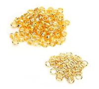 200 pièces 6mm Chaussures en Métal Oeillets , Oeillets Trousse à Outils Trou creux Rivet pour Artisanat en Laiton