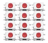 200 Pièces 6x6x3.1mm Interrupteur à Bouton Poussoir Tactile Micro Momentané Tactile Bouton Poussoir Interrupteur Kit d'Assortiment