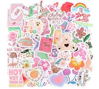200 Pièces Autocollants Esthétiques Danois Pastel pour Ordinateur Portable, Skateboard, Journal Créatif & Projets DIY for Teens Girls
