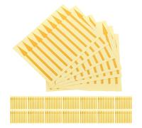 200 Pièces Autocollants Indicateurs de Manomètre 2 Pouces, Flèches PVC | Adhésif sans Outil, Finition Jaune Résistante au Soleil, Repérage Rapide des Cadrans D’équipement et Collecteurs