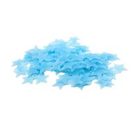 200 pièces Autocollants muraux lumineux en forme d'étoiles, autocollants bleus phosphorescents pour plafond pour chambres d'enfants, bébé, chambre d'enfant