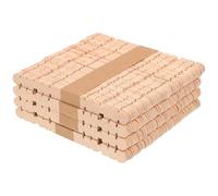 200 Pièces Bâtons en Bois, Mini Artisanat Trou | Lattes de Construction du Modèle, Légères pour Vitrines et Boutiques, Projets Créatifs en Bois