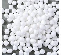 200 pièces Boules Anti-Insectes, Protection Contre Les Mites, Boules Naturelles, moisissure de la Garde-Robe et Parfum déodorant de Toilette - Blanc (X10 Pochette)