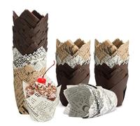 200 Pièces Caissette Muffins Papier, Caissettes Cupcake Taille Standard