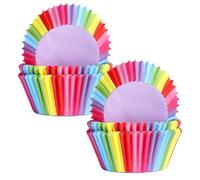 200 Pièces Caissette Muffins Papier,Moule Cupcake Muffin à Caissettes a Baking en Cuisson Cupcakes Cups de Moules Fond Paper Sulfurisé Haut,pour Aid Barquette Gateaux Mini Ateau Jetable Pâtisserie