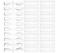 200 Pièces Cartes de Couleur en Ps, Haute Transparence | Marquer les Teintes de Vernis Gel, Rangement Organisé, Usage en Formation Manucure