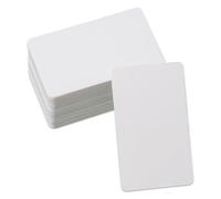 200 Pièces Cartes en Papier Kraft, Jeu de Carte Vierge 9 cm X 5.2 cm Blanc, Karteikarten Lernkarten Blanko Karten Postale, Peut être écrite Des Deux Côtés, Pour DIY, Des Graffitis et Messages