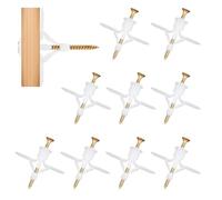 200 Pièces Cheville Placo Charge Lourde avec Vis,(100 Cheville Placo + 100 Vis Autoforeuse Beton),Chevilles pour Plaques de Plâtre,Vis pour Fixation sur Mur Placo,pour Murale Plaque de Plâtre