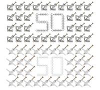 200 Pièces Cheville Placo Chevilles Placo Cheville Placo Charge Lourde Cheville Brique Creuse Cheville Parpaing Creux Chevilles pour Plaque de Plâtre pour Plaques Plâtre, Béton, Briques, Murs Creux