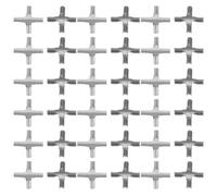 200 Pièces Clip Croisé en Acier Inoxydable pour Filet de Sécurité | Installation Rapide, Remplacement Facile, Finition Argentée Polie, pour Grilles Anti-effraction Invisibles