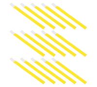 200 Pièces Colliers nés Identification Réglable en PP Jaune | Bandes Adhésives Non Irritantes, Assignation Rapide, pour Suivi Alimentation et Centres D’élevage