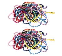 200 Pièces De Chaînes De Perles Ondulées Colorées, Chaînes À Billes À Boucle, Chaînes De Perles À Pendentif Faites À La Main, Chaînes De Bijoux, Adaptées Aux Travaux Manuels De Bricolage