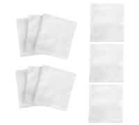 200 Pièces De Coton Lingettes Pour Extensions De Cils Lingettes En Coton Secs Dissolvants Pour Fard à Paupières Bouffée Carrée En Coton Une Seule Couche Vernis à Ongle Blanche