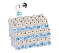 200 pièces de crochets antivol à verrouillage, crochets antivol en plastique pour magasins de détail, centres commerciaux, magasins de téléphonie mobile white 4mm