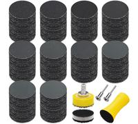 200 Pièces Disques De Ponçage 25mm Disques Abrasifs Ronds Grain 180-5000 Papier De Verre Sec À L'eau Feuilles Abrasives Pour Métal Ponceuse Polissage Auto