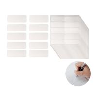 200 Pièces Étiquettes Autocollantes, 4.5 * 1.5cm Pas de Repassage Nécessaire, Étiquettes Personnalisées et Résistantes, Imperméable pour Vêtements & et Autres Objets