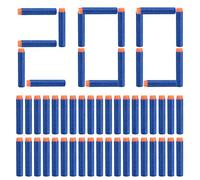 200 Pièces Fléchettes en Mousse Recharge Balle 7,2 cm pour Nerf N-Strike Elite Series Blasters Compatible, Munition de Souple Dart Bullet Recharge en Jeux et Jouet de Plein Air Enfants - Bleu