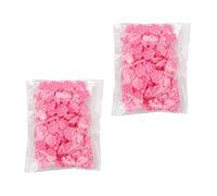 200 Pièces Gobelet de Colle pour Faux Cils Rose en Plastique | Colle, Remover ou Primer, Usage Salon et Studio, Pratique pour Maquilleurs, Surface Waterproof