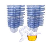 200 pièces Gobelets à urine en plastique, Tasses de collecte d'urine, Récipients pour échantillons d'urine Tasses, Gobelets pour échantillons d'urine, 40 ml, pour test d'ovulation, test de pH