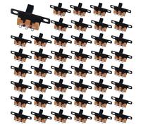 200 Pièces Interrupteurs à Glissière Mini Interrupteur à Bascule SPDT 3Broches 2Positions Conviennent à Divers Instruments Électroniques Jouets Électriques