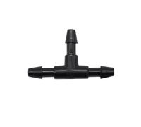 200 pièces jardin 3/5 té connecteur goutte à goutte raccords tuyau d'arrosage 3/5 té barbe séparateur d'eau 1/8 "tuyau connecteur