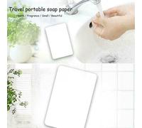 200 Pièces Jetables Savon Papiers Portable Maison Voyage Mains Lavage Parfumé Tranche Feuilles 25 Pièces/Boîte Mini Papier Savon Avec Des Boîtes
