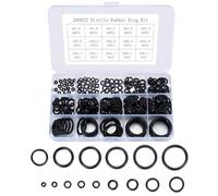 200 Pièces Joints Toriques, 15 Tailles en Caoutchouc, O Ring pour Plomberie d'étanchéité de Tuyauterie Isolante