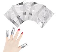 200 Pièces Kit de Dissolvant de Vernis à Ongles, Tampons de Vernis à Ongles en Feuille d'aluminium Dissolvant de Vernis à Ongles en Feuille d'aluminium Enlève Facilement le Gel