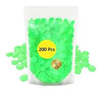200 Pieces Landscape Stones Bright Resin Outdoor Decoration Pack
