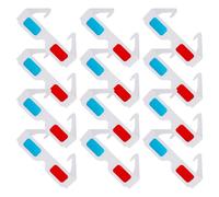 200 Pièces Lunettes 3D Anaglyphes Rouge Cyan en Papier | Vision Immersive, Compatibilité Large, Confort Léger, Usage en Famille ou Groupe, Entretien Simple