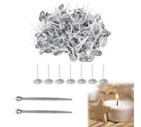 200 Pièces Mèche Bougie, Mèche de Bougie en Coton, Mèches De Bougies Pré-Cirées Mèche De Bougie, 26 mm de Long, Idéal pour Fabrication de Bougies, Mèche Bougie, et Meches pour Bougies