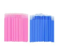 200 Pièces Micro Brosses, Microbrosses Cils Micro Applicateurs Brosses, Extensions de Cils, pour Extension de Cils, Coloration des Cils