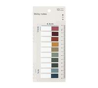 200 Pièces Notes Autocollantes, Sticky Notes, Post It Transparent Livre, Onglets D'Index avec Règle, Signets Autocollants Personnalisés, Notes Autocollantes Colorées pour Document, Fichier, Livre