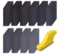 200 Pièces Papier Abrasif Avec Blocs De Ponçage Papier De Verre Grain 120/180/240/320/400/800/1000/1200/2000/3000 Feuilles Abrasives Pour Poncage