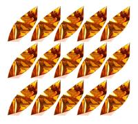 200 Pièces Papier Doré Semi-finition 19cm pour Rites Ancestraux | Surface Lisse à Finition Métallique, Pliage Diy, pour Brûlage Rituel et Offrandes au Temple