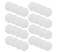 200 Pièces Papier Filtre Qualitatif à Débit Moyen 7cm, Blanc | Disques Ronds en Fibre de Coton, Absorbance Stable, Essais de Laboratoire, pour Extraits de Sol