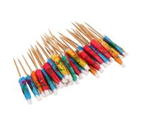 200 Pièces Parapluies À Boissons Élégants Parapluie À Boissons Cure-Dents Bâtons De Parasol À Cocktail Parapluies À Boissons En Bambou Bar, Verres À Cocktail Et À Vin Verres À Café Irlandais