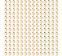 200 Pièces Perles en Bois 10mm, Boules Naturelles, Grosses Perles Pour Décorations Artisanales, Bracelets, DIY (200, 10mm)