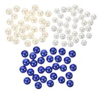 200 Pièces Perles Rondes en Abs Imitation Bijoux, sans Trou