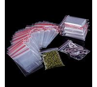 200 Pièces Petit Pochette Plastiques Transparentes 10 x 7 cm Plastique Sachet Ransparent Sachets Plastiques Refermables Pochons Plastique Pochon Zip sac Bonbon Transparent sac Refermable Transparent