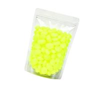 200 pièces petites pierres de jardin brillantes activées par la lumière du soleil pour la conception de caractéristiques de l ' eau de voie 0.8CM pièces de résine bleue lumières de sentier de jardin