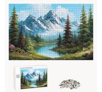 200 Pièces Puzzle Adulte - Fabrication en Bois Robuste (Pièces Standards) - Montagne & Arbre - 35 x 25 cm - Décoration Murale et Détente - Article de Loisir Créatif pour Les 14 Ans et Plus P3#232