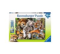 200 pièces Ravensburger Kinder Puzzle XXL Félins câlins 12721