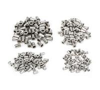 200 Pièces Rivet Nut En Acier Inoxydable, Kit D'écrous Insert M3 M4 M5 M6 - Haute Résistance, Anti - Rouille, Usage Polyvalent Industriel Et Mécanique