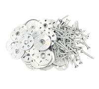 200 pièces rondelles de panneau d'appui de carrelage avec vis Kit de réparation de bouclier thermique rondelles faciles à fixer rondelles métalliques rondelles d'isolation 35 mm(3,5x30mm)