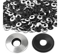 200 Pièces Rondelles D'Étanchéité Epdm M6,Rondelle Caoutchouc Entretoise Caoutchouc Joints Bague D'Étanchéité Joint Torique Rondelle en Acier Neoprene (M6.3X16mm)