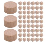 200 Pièces Rondelles Inachevées en Hêtre, Cercles Rustiques | Bois de Hêtre , Surface Lisse et Bords Poncés, Décorations Saisonnières, Marqueurs de Table