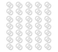 200 Pièces Rondelles Plates pour Montures de Lunettes sans Cadre | Argenté, Accessoires de Réparation pour Lunettes et Montures, Support Stable, Compatibilité Polyvalente